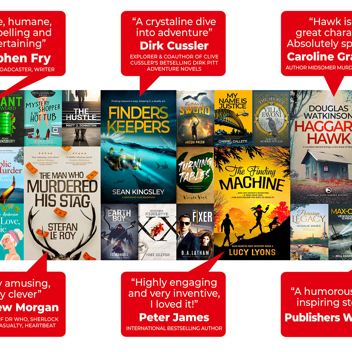 New Ad Graphic We’re helping authors create books that people want to talk about.